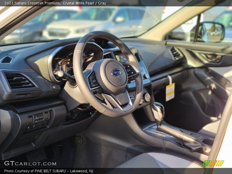 Crystal White Pearl / Gray 2021 Subaru Crosstrek Premium