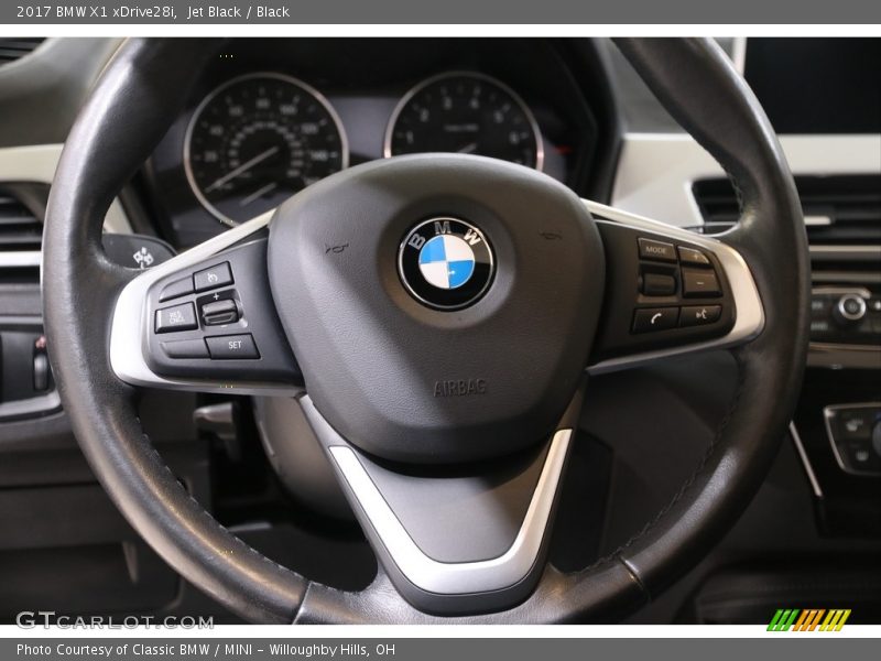 Jet Black / Black 2017 BMW X1 xDrive28i