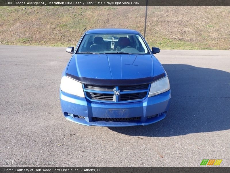 Marathon Blue Pearl / Dark Slate Gray/Light Slate Gray 2008 Dodge Avenger SE