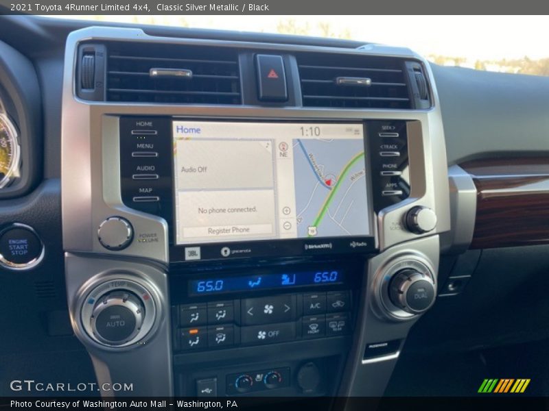 Controls of 2021 4Runner Limited 4x4