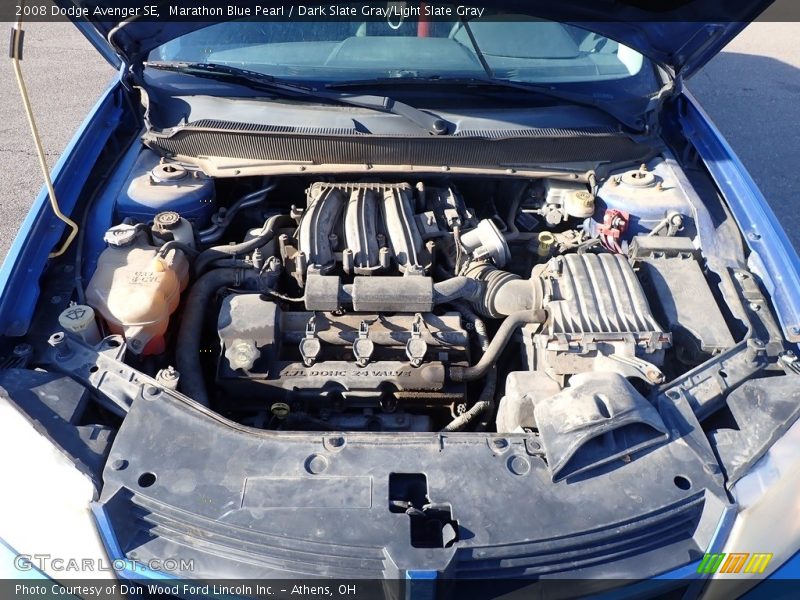 Marathon Blue Pearl / Dark Slate Gray/Light Slate Gray 2008 Dodge Avenger SE