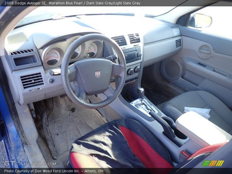 Marathon Blue Pearl / Dark Slate Gray/Light Slate Gray 2008 Dodge Avenger SE