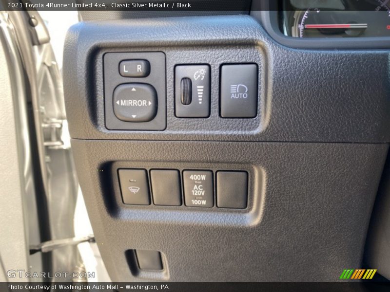 Controls of 2021 4Runner Limited 4x4