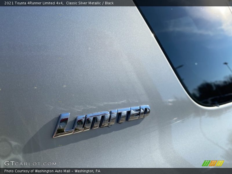 Classic Silver Metallic / Black 2021 Toyota 4Runner Limited 4x4