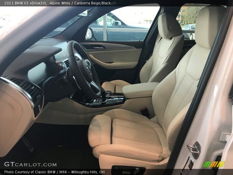 Alpine White / Canberra Beige/Black 2021 BMW X3 xDrive30i
