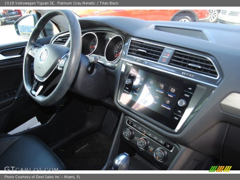 Controls of 2018 Tiguan SE