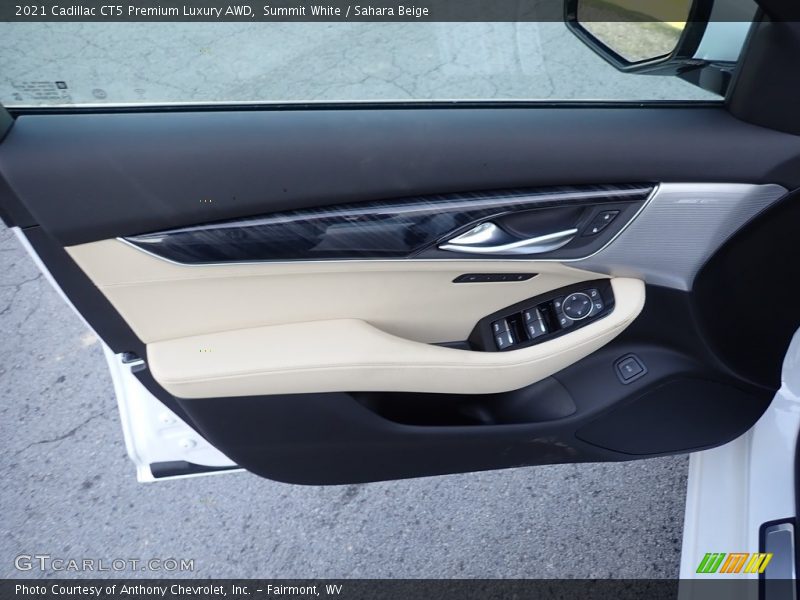 Door Panel of 2021 CT5 Premium Luxury AWD