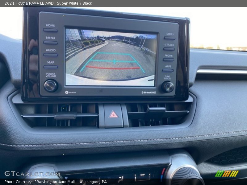 Super White / Black 2021 Toyota RAV4 LE AWD