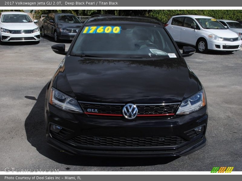 Deep Black Pearl / Titan Black 2017 Volkswagen Jetta GLI 2.0T
