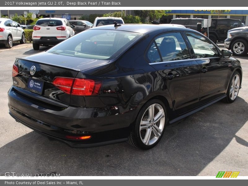Deep Black Pearl / Titan Black 2017 Volkswagen Jetta GLI 2.0T