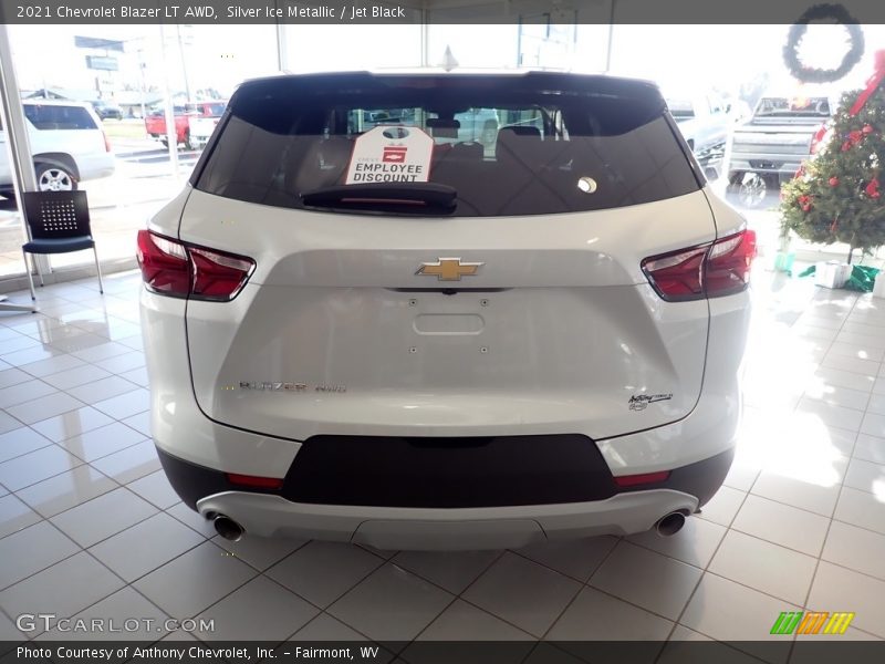 Silver Ice Metallic / Jet Black 2021 Chevrolet Blazer LT AWD