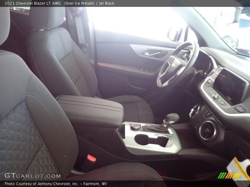 Silver Ice Metallic / Jet Black 2021 Chevrolet Blazer LT AWD