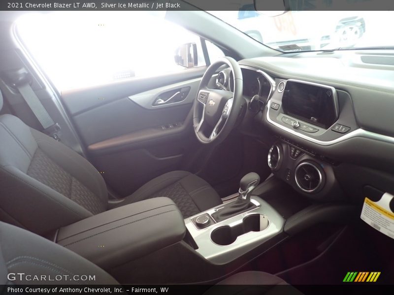 Silver Ice Metallic / Jet Black 2021 Chevrolet Blazer LT AWD