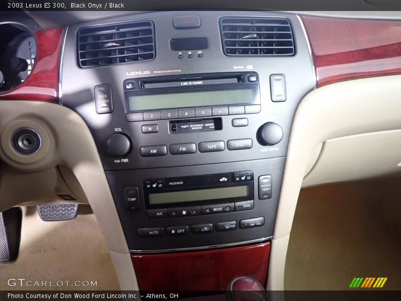 Black Onyx / Black 2003 Lexus ES 300