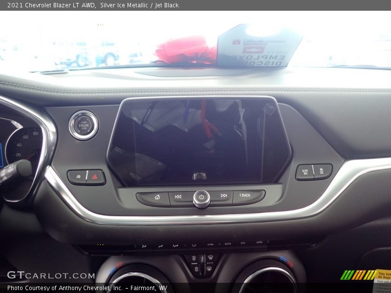 Silver Ice Metallic / Jet Black 2021 Chevrolet Blazer LT AWD