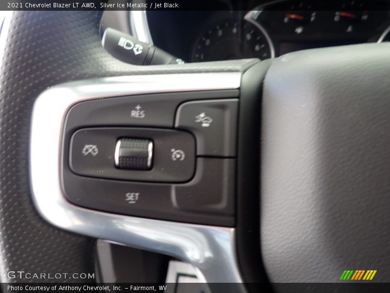 Silver Ice Metallic / Jet Black 2021 Chevrolet Blazer LT AWD