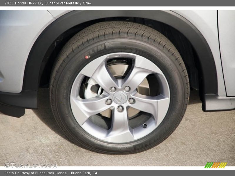 Lunar Silver Metallic / Gray 2021 Honda HR-V LX