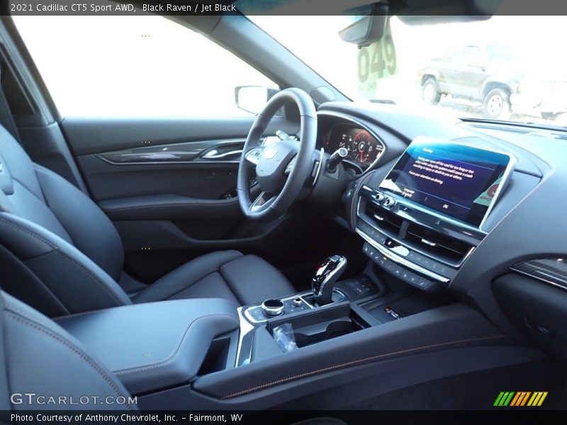 Black Raven / Jet Black 2021 Cadillac CT5 Sport AWD