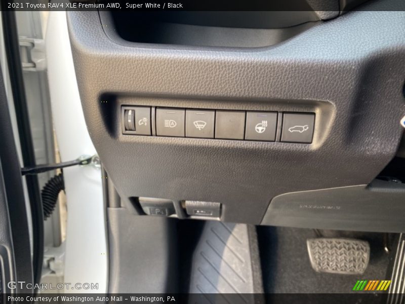 Controls of 2021 RAV4 XLE Premium AWD