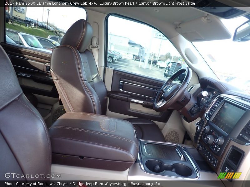 Front Seat of 2017 2500 Laramie Longhorn Crew Cab 4x4