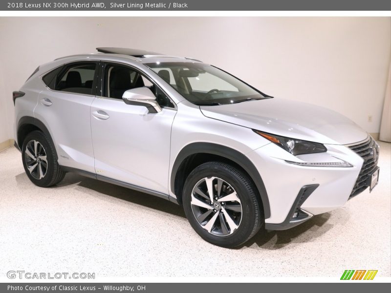  2018 NX 300h Hybrid AWD Silver Lining Metallic