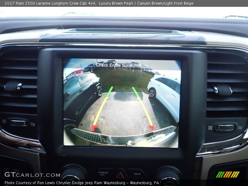 Luxury Brown Pearl / Canyon Brown/Light Frost Beige 2017 Ram 2500 Laramie Longhorn Crew Cab 4x4