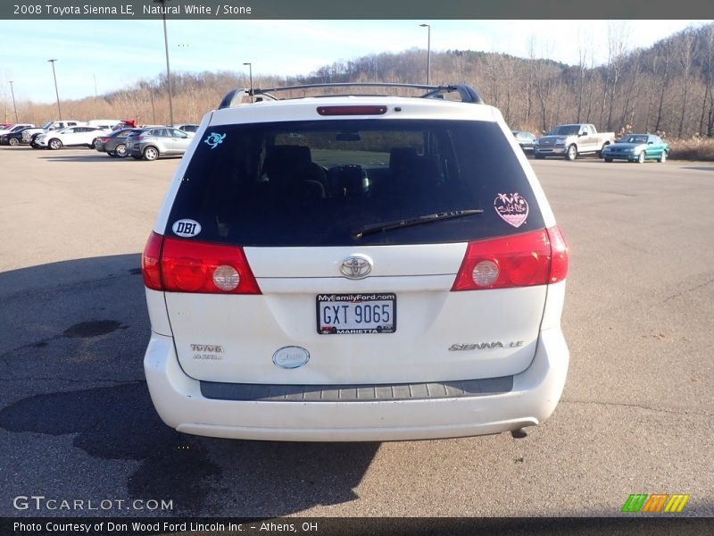 Natural White / Stone 2008 Toyota Sienna LE