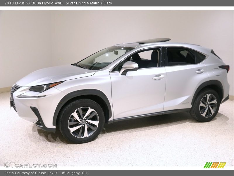 Front 3/4 View of 2018 NX 300h Hybrid AWD