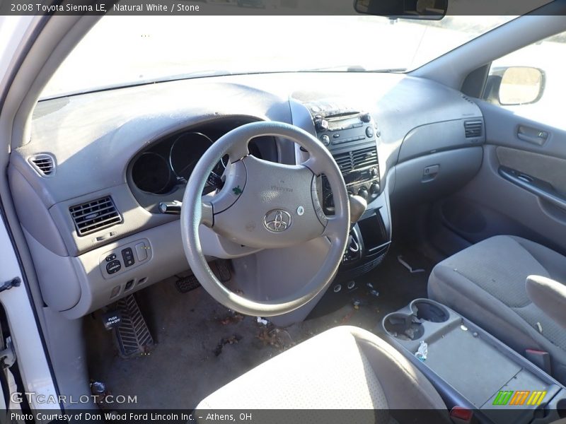 Natural White / Stone 2008 Toyota Sienna LE