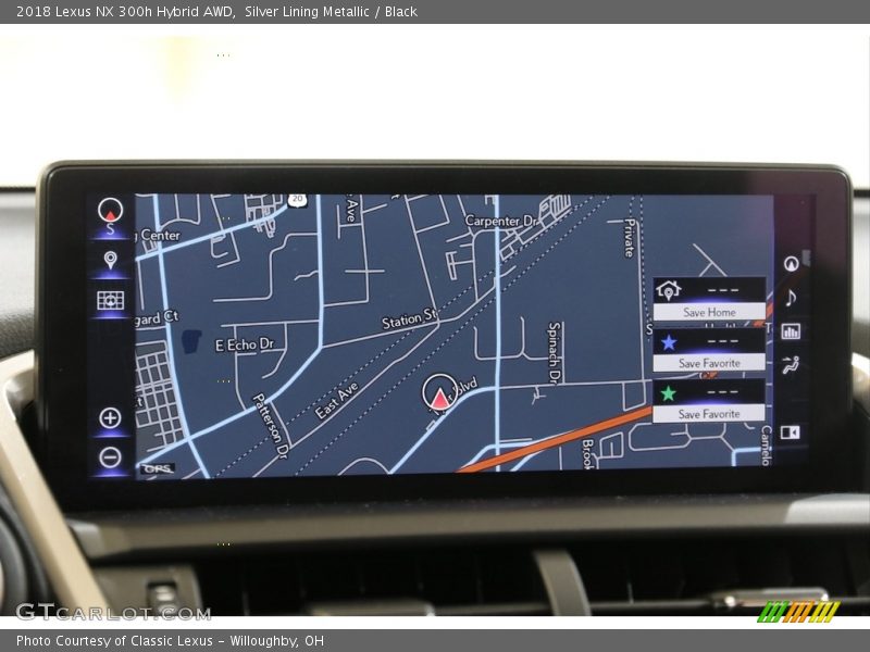 Navigation of 2018 NX 300h Hybrid AWD
