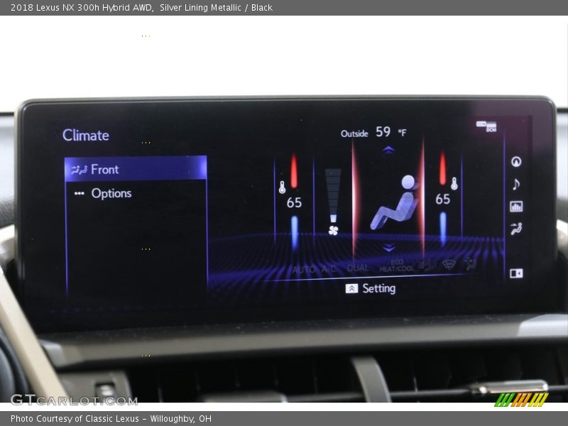 Controls of 2018 NX 300h Hybrid AWD