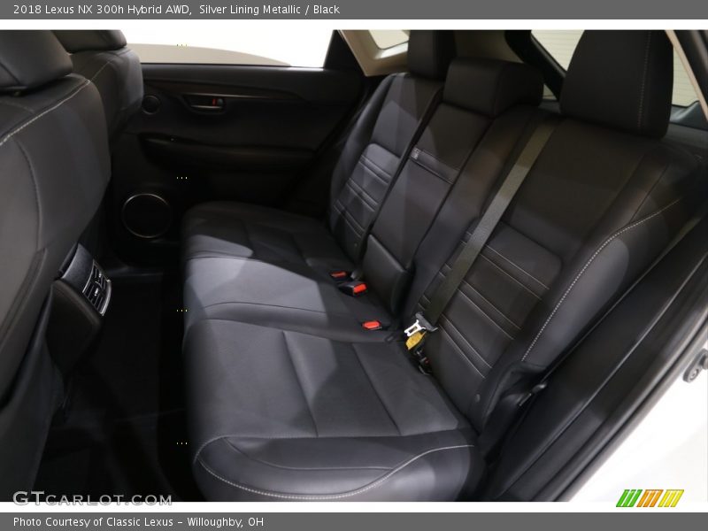 Silver Lining Metallic / Black 2018 Lexus NX 300h Hybrid AWD