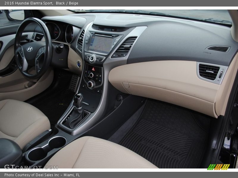 Dashboard of 2016 Elantra Sport