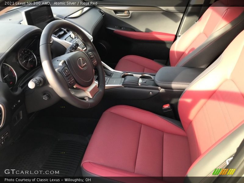 Atomic Silver / Rioja Red 2021 Lexus NX 300 AWD