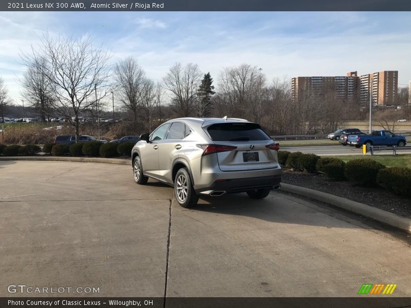 Atomic Silver / Rioja Red 2021 Lexus NX 300 AWD