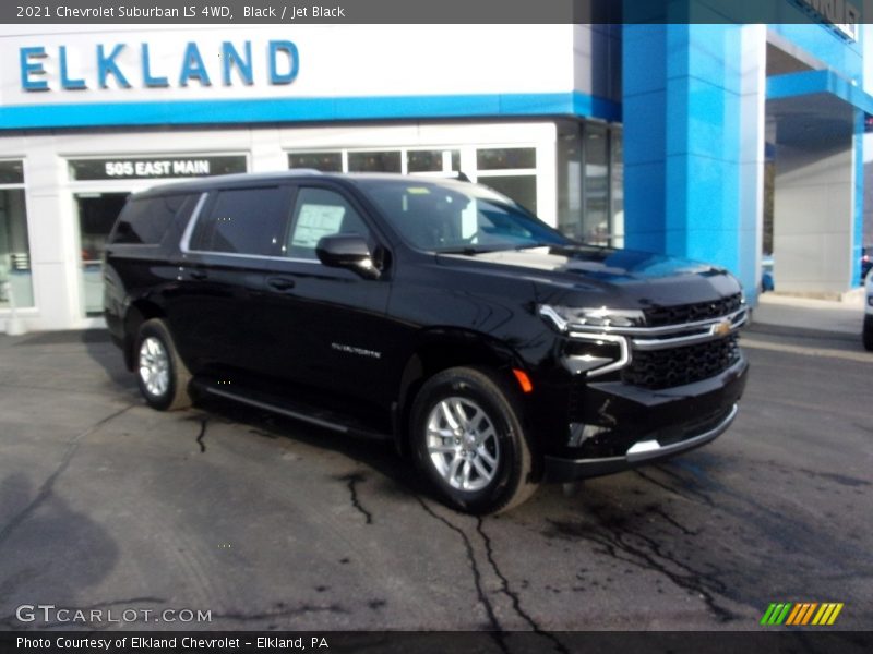 Black / Jet Black 2021 Chevrolet Suburban LS 4WD