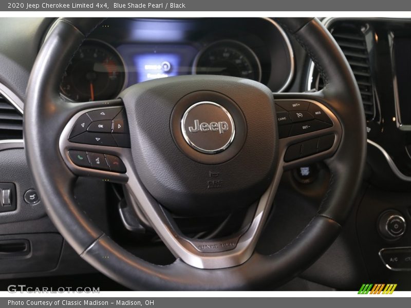 Blue Shade Pearl / Black 2020 Jeep Cherokee Limited 4x4