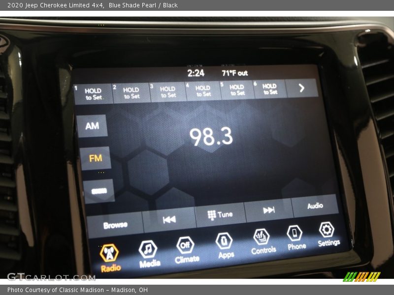 Blue Shade Pearl / Black 2020 Jeep Cherokee Limited 4x4