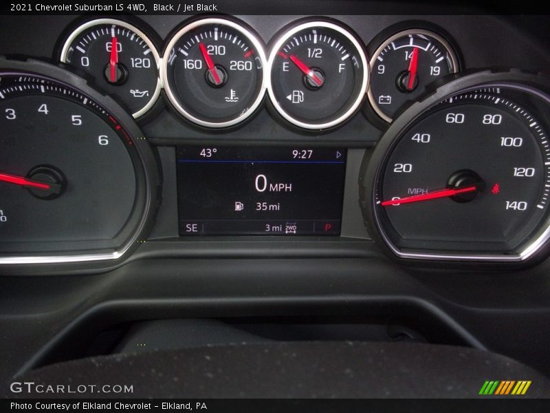 Black / Jet Black 2021 Chevrolet Suburban LS 4WD