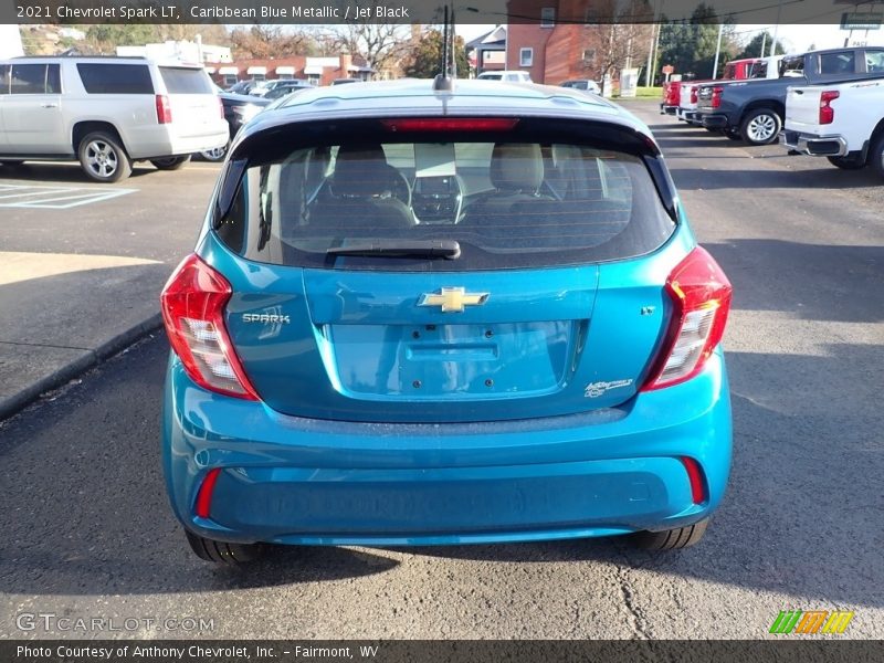 Caribbean Blue Metallic / Jet Black 2021 Chevrolet Spark LT