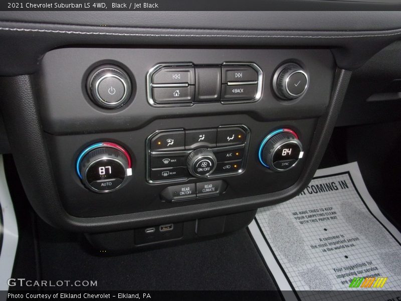 Black / Jet Black 2021 Chevrolet Suburban LS 4WD