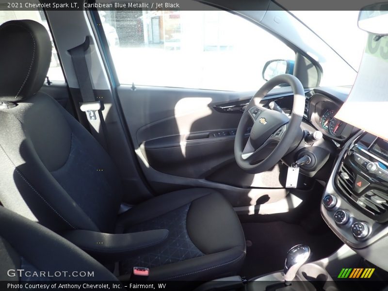 Caribbean Blue Metallic / Jet Black 2021 Chevrolet Spark LT