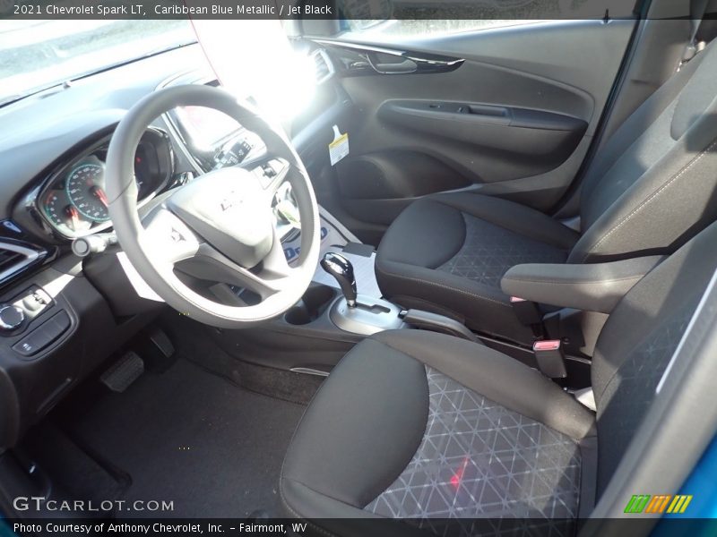 Caribbean Blue Metallic / Jet Black 2021 Chevrolet Spark LT