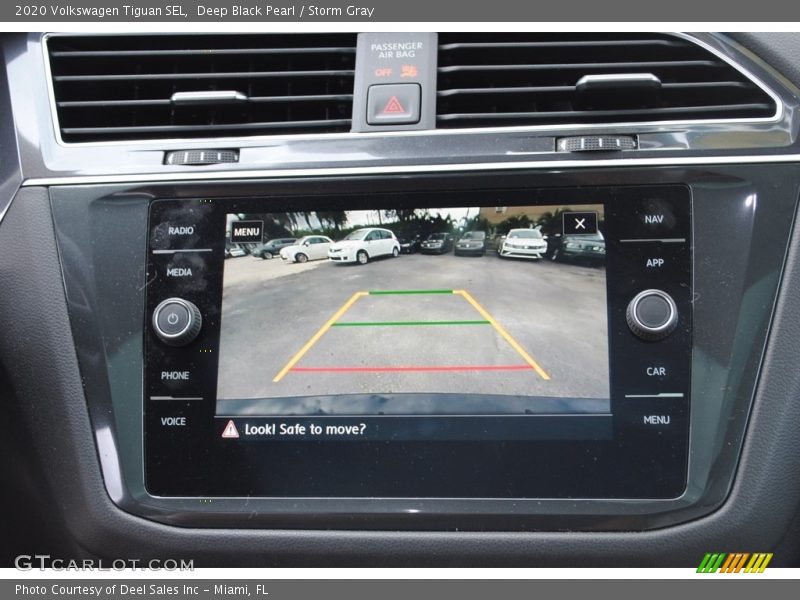 Deep Black Pearl / Storm Gray 2020 Volkswagen Tiguan SEL