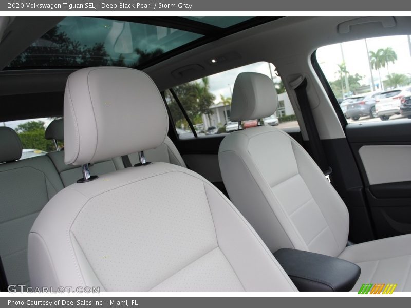 Deep Black Pearl / Storm Gray 2020 Volkswagen Tiguan SEL