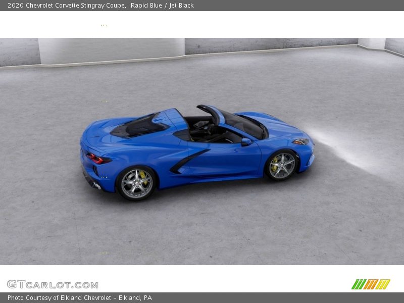 Rapid Blue / Jet Black 2020 Chevrolet Corvette Stingray Coupe