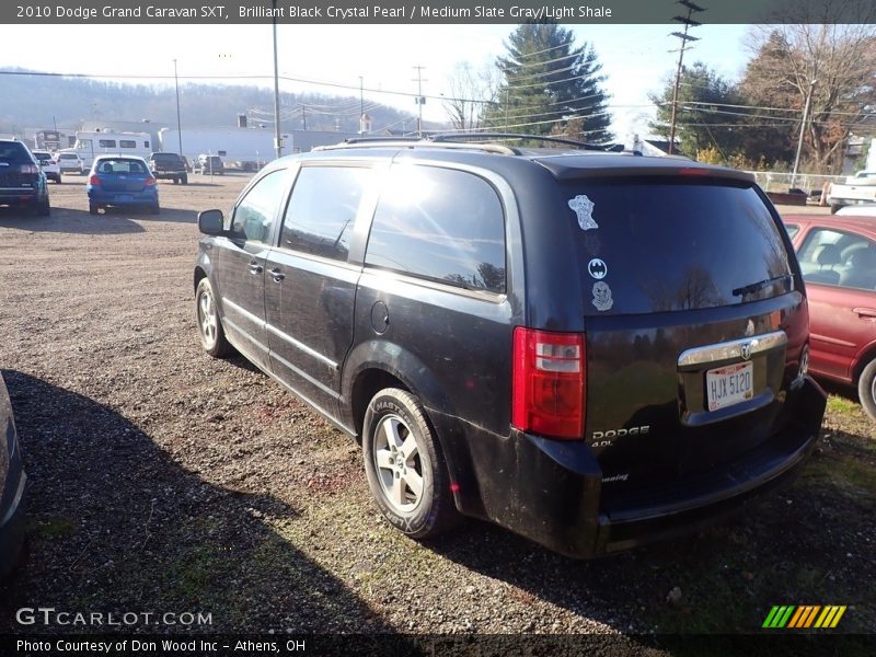 Brilliant Black Crystal Pearl / Medium Slate Gray/Light Shale 2010 Dodge Grand Caravan SXT