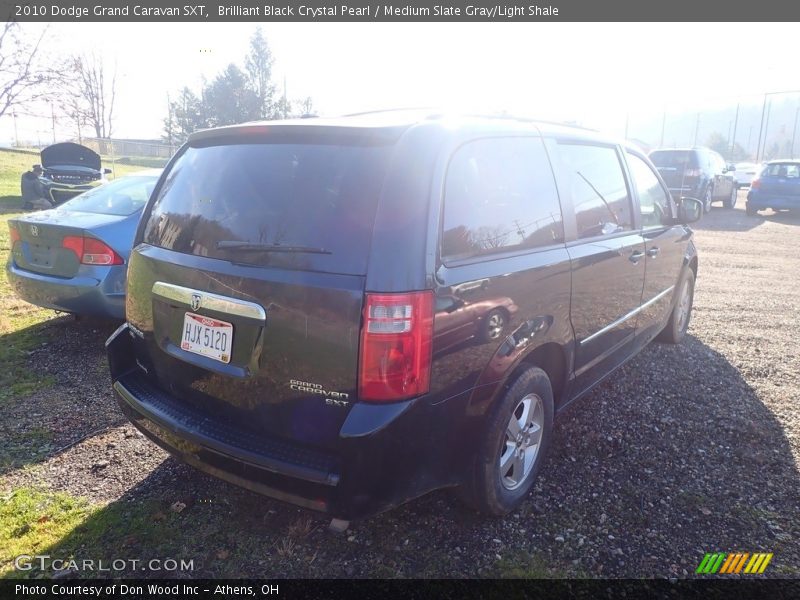 Brilliant Black Crystal Pearl / Medium Slate Gray/Light Shale 2010 Dodge Grand Caravan SXT