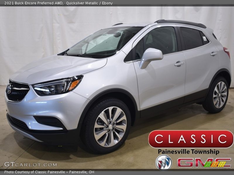 Quicksilver Metallic / Ebony 2021 Buick Encore Preferred AWD