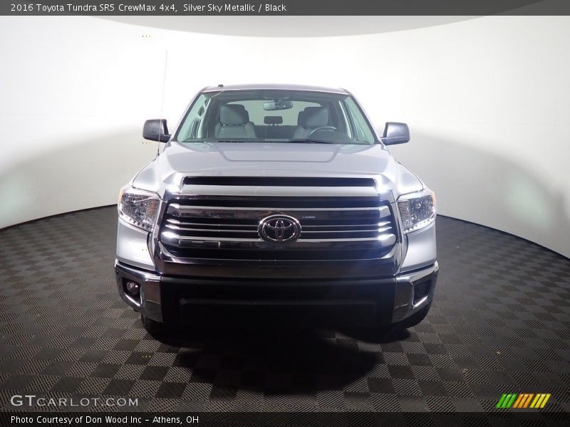 Silver Sky Metallic / Black 2016 Toyota Tundra SR5 CrewMax 4x4